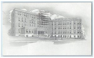 1952 Nebraska Methodist Hospital Building Omaha Nebraska NE Vintage Postcard