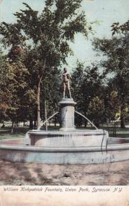 William Kirkpatrick Fountain - Union Park, Syracuse NY, New York - pm 1907 - UDB