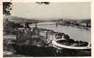 Lot 57 real photo budapest danube view hungary