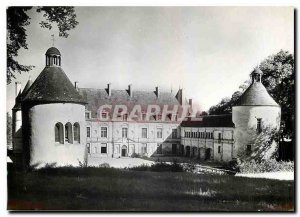 Postcard Modern Bussy Rabutin in Bussy le Grand Cote d'Or Chateau Facade Cour...