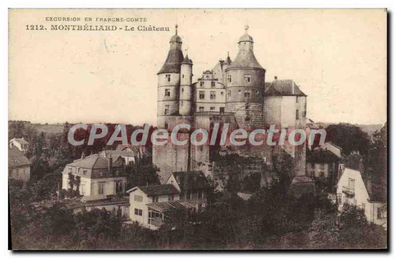 Postcard The Old Montbeliard Cahteau