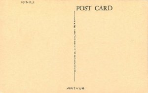 1930s Woodstock Vermont White Cupboard Inn Artvue occupation Postcard 25-11701