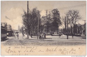 NEWARK, New Jersey; Military Park, PU-1905