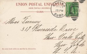 HAVANA HABANA CUBA~MALECON GLORIETA-MALECON & MUSIC STAND~1903 POSTCARD