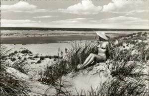 3110459 NUDE Woman BELLE on Beach Old photo color PC | Topics - Risque -  Women - Other, Postcard