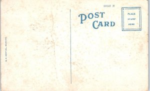 1920s Ford Motor Company Saw Mill Iron Mountain MI Postcard
