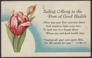 Casting All Your Care... 1 Peter 5:7 Postcard