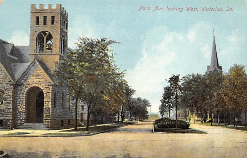 Park Avenue Looking West Waterloo, Iowa  