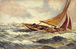 Rounding The Body Sail Boat Ship 