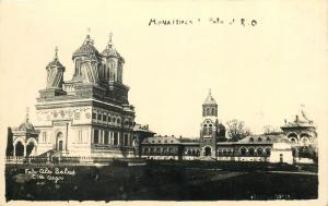 Romania 1930s Real Photo Postcard Alex Balas Curtea de Arges Monastery