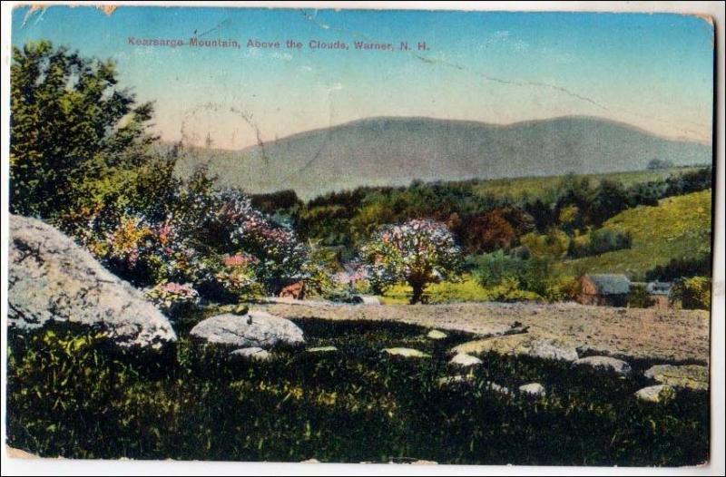 NH - Warner. Kearsarge Mountain.    (crease)