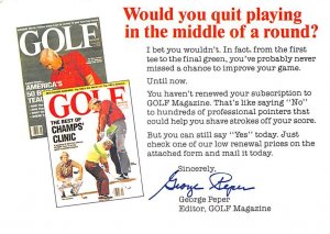 Golf Magazine, George Peper Editor, Boulder, Colorado  