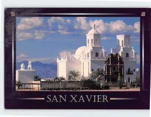 Postcard San Javier Del Bac Mission near Tucson Arizona