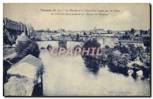 Old Postcard Thouars The Thouet And Old Bridge Cup by the Blues in 1793 when ...