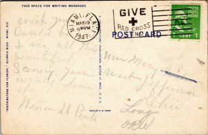 postcard Miami, FL - Hotel District as seen from Bayfront Park