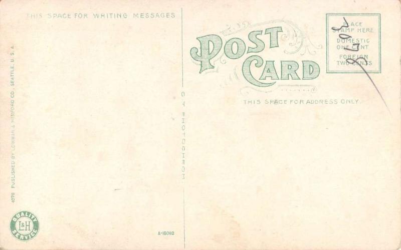 Logging Washington Lumberjacks Antique Postcard J39530