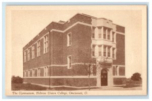 1920 Gymnasium Hebrew Union College Building Cincinnati Ohio OH Vintage Postcard