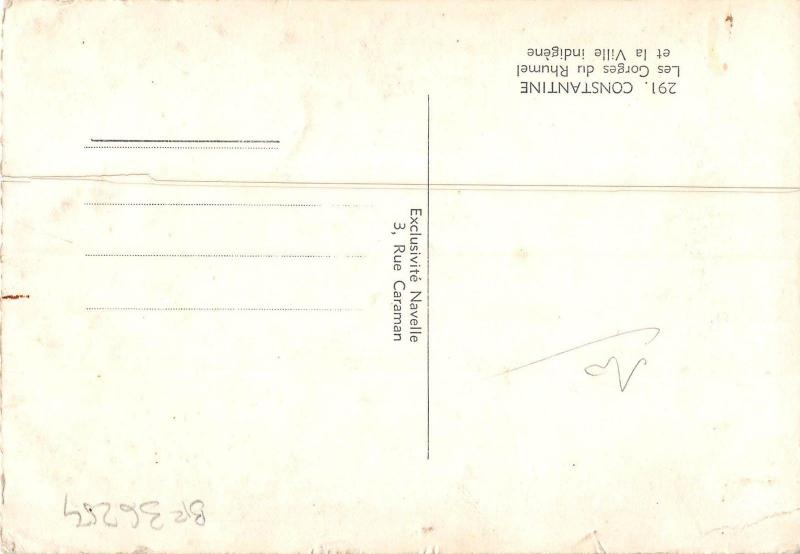 BF36254 constantine les gorges du rhumel algeria   front/back scan