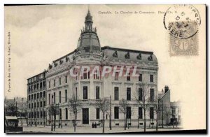 Old Postcard Grenoble Chamber of Commerce