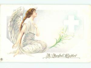 Divided-Back BEAUTIFUL ANGEL SCENE Great Postcard AA9992