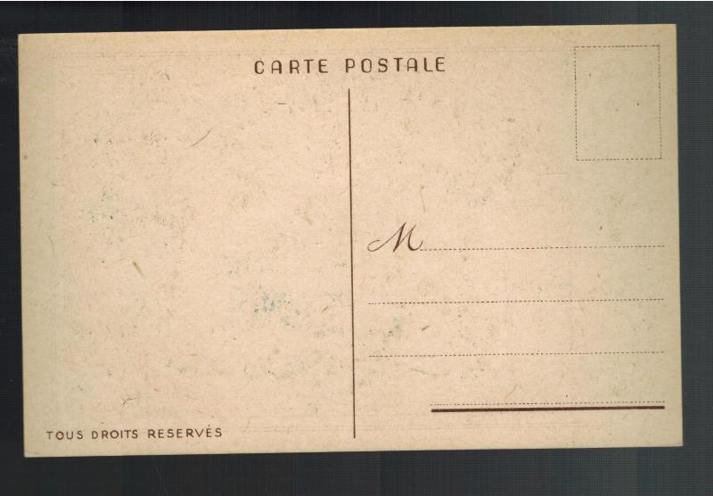 Mint WW2 France Anti Occupation Postcard Hitler in Prison