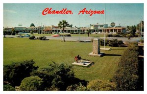 POSTCARD SCENE Chandler Arizona AZ AQ5282