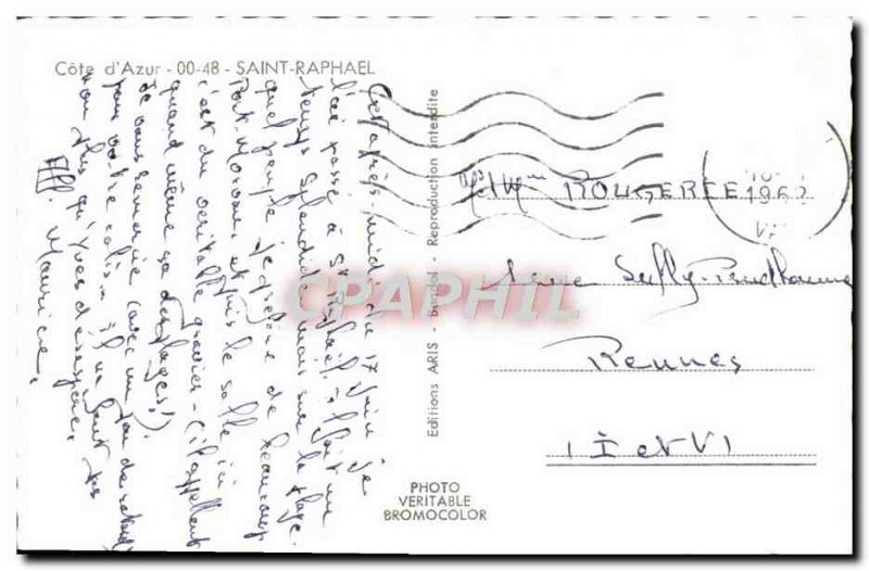 Modern Postcard Saint Raphael Cote d & # 39Azur