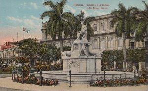 Postcard Fuente de la India Habana Cuba