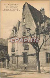 Old Postcard Tour (I and L) building of Etienne bavou of bourdassiere silvers...