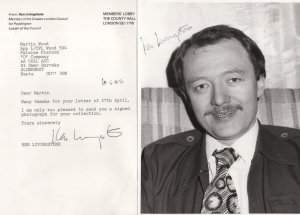 Ken Livingstone British Politics 10x8 Hand Signed Photo