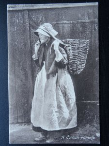 Cornwall Fisherfolk A CORNISH FISHWIFE c1905 Postcard by Frith 49960