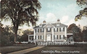 Home of Longfellow - Cambridge, Massachusetts MA  