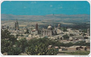 Panoramic view,  San Miguel de Allende,   Mexico,  PU_40-60s