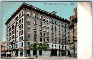 c1900s UDB Canton, OH Cortland Hotel Building for Independent 5c 10c Stores A206