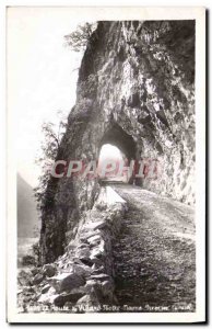 Old Postcard The road to Villard-Notre-Dame