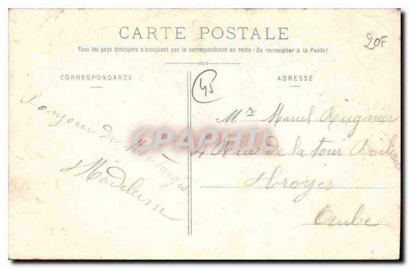 Old Postcard Montargis Statue Mirabeau