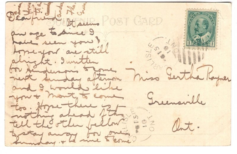 Main Street, Clinton, Ontario, Used 1910