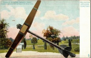 Tucks 2330 Anchor from the Maine, Arlington National Cemetery Vtg Postcard G65