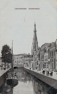 Netherlands Leeuwarden Voorstreek Vintage Postcard 07.78