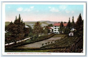 New York Postcard Home Mount Lebanon Shakers Lebanon Trail c1920 Vintage Antique