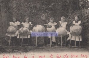 Bedfordshire Postcard - A Bedfordshire Lace School  SW20225