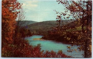 Postcard - Deerfield River Along The Mohawk Trail - Massachusetts