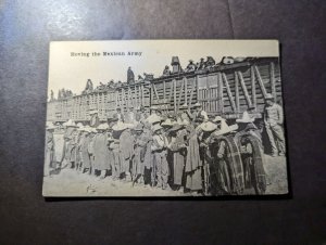 Mint USA Military Army PPC Postcard Mexican Revolution Moving Mexican Army