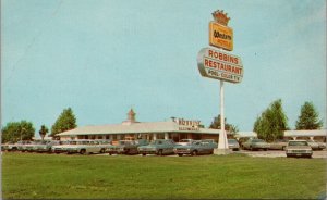 Robbins Restaurnat and Best Western Motel Vandalia IL Postcard PC414