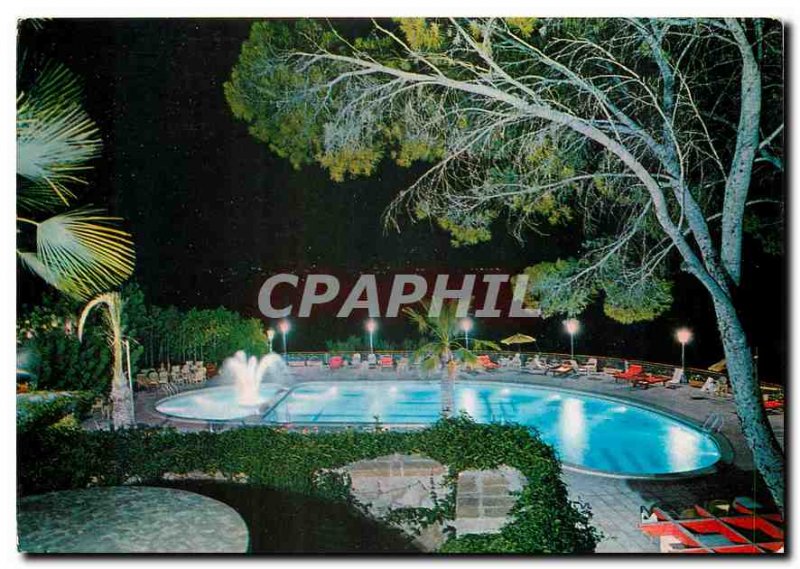 Postcard Modern Palma Mallorca San Vida View Night Pool