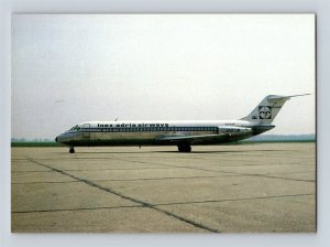 Aviation Airplane Postcard Inex Adria Airways Slovenia Airlines Douglas DC-9 K3