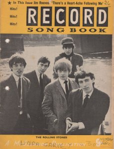 The Rolling Stones 1960s Photo Record Song Book Lyrics Rare Magazine