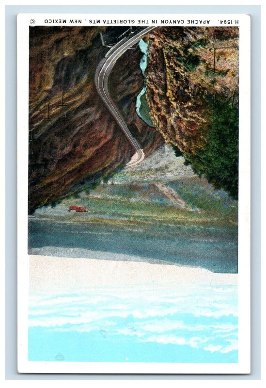 1915-20 Apache Canyon In The Glorietta Mts, New Mexico. Postcard F126E