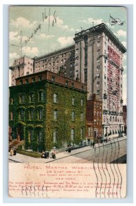 C. 1910 Hotel Martha Washington New York. Postcard P213E