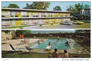 Swimming Pool,  Evelyn Motel,  Beauport,  Quebec,  Canada,   40-60s